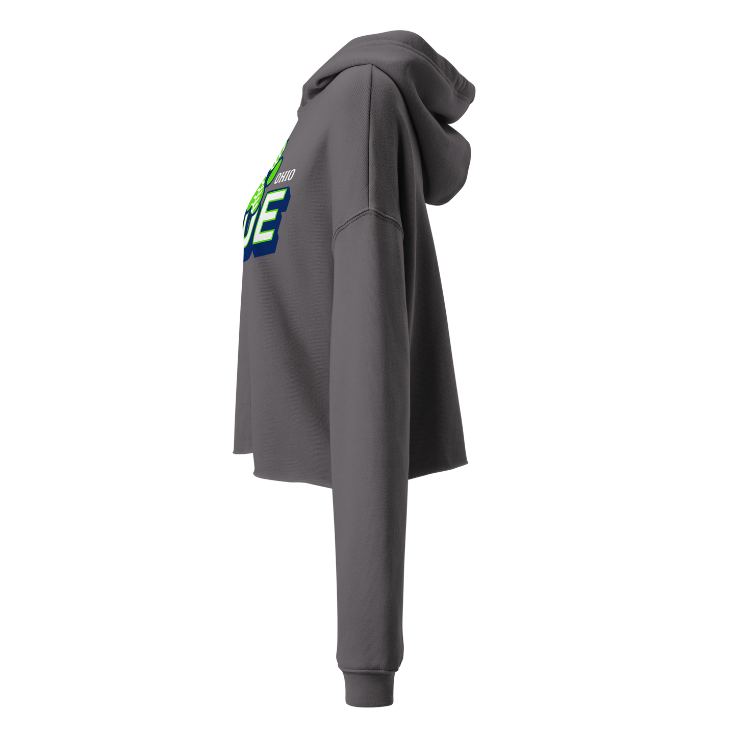 C.O. PRIDE - Cropped Hoodie - Slant Text Logo