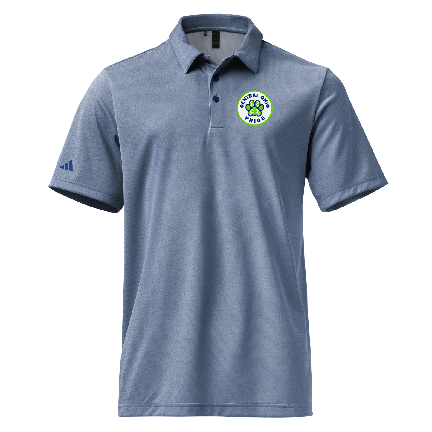 C.O. PRIDE - Adidas Polo - Printed Circle Logo