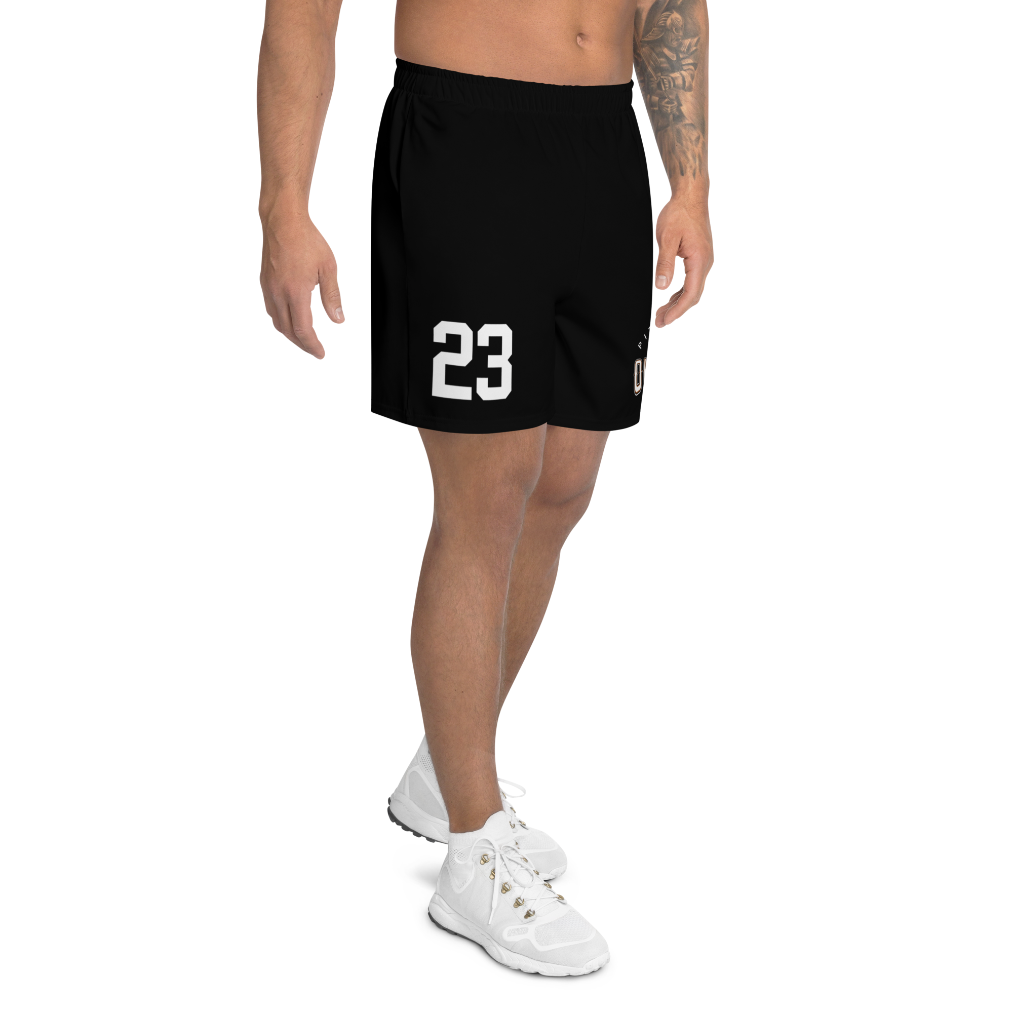 OUTLAWS - PERSONALIZED ATHLETIC SHORTS - BLACK