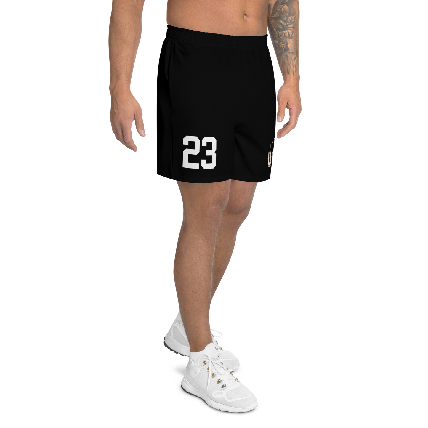 OUTLAWS - PERSONALIZED ATHLETIC SHORTS - BLACK
