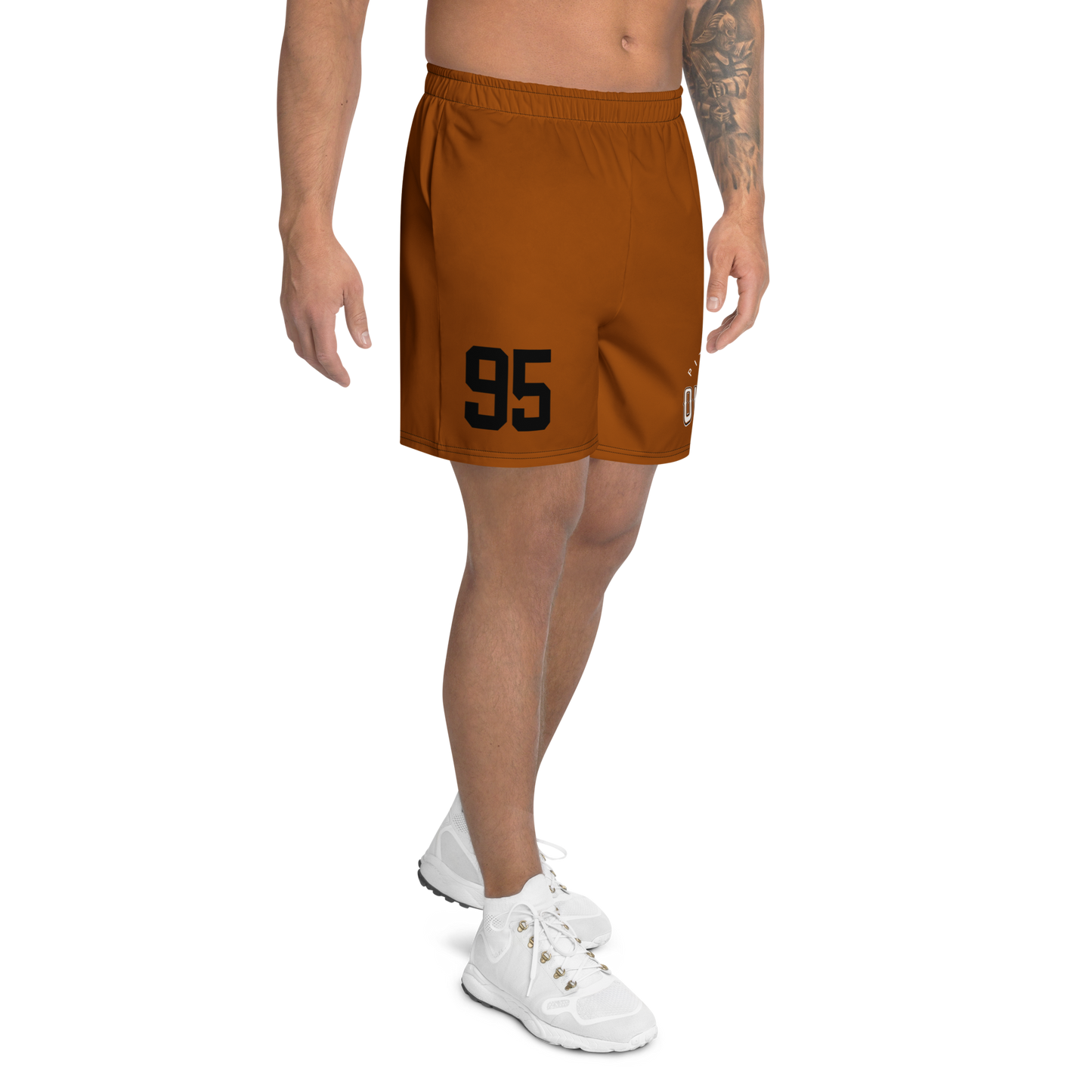 OUTLAWS - PERSONALIZED ATHLETIC SHORTS - BURNT ORANGE