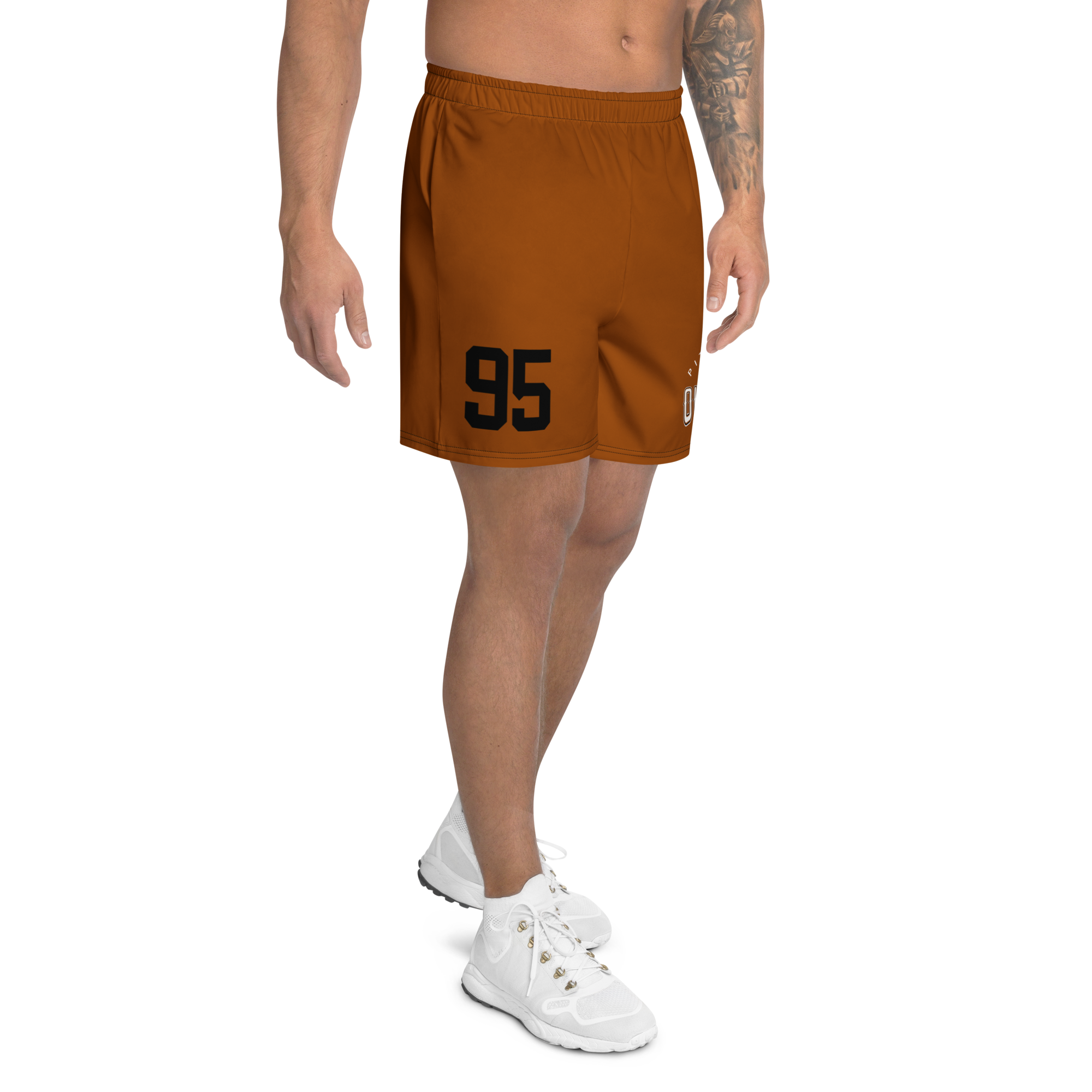 OUTLAWS - PERSONALIZED ATHLETIC SHORTS - BURNT ORANGE