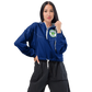 C.O. PRIDE - Cropped Windbreaker Quarter Zip - Circle Logo