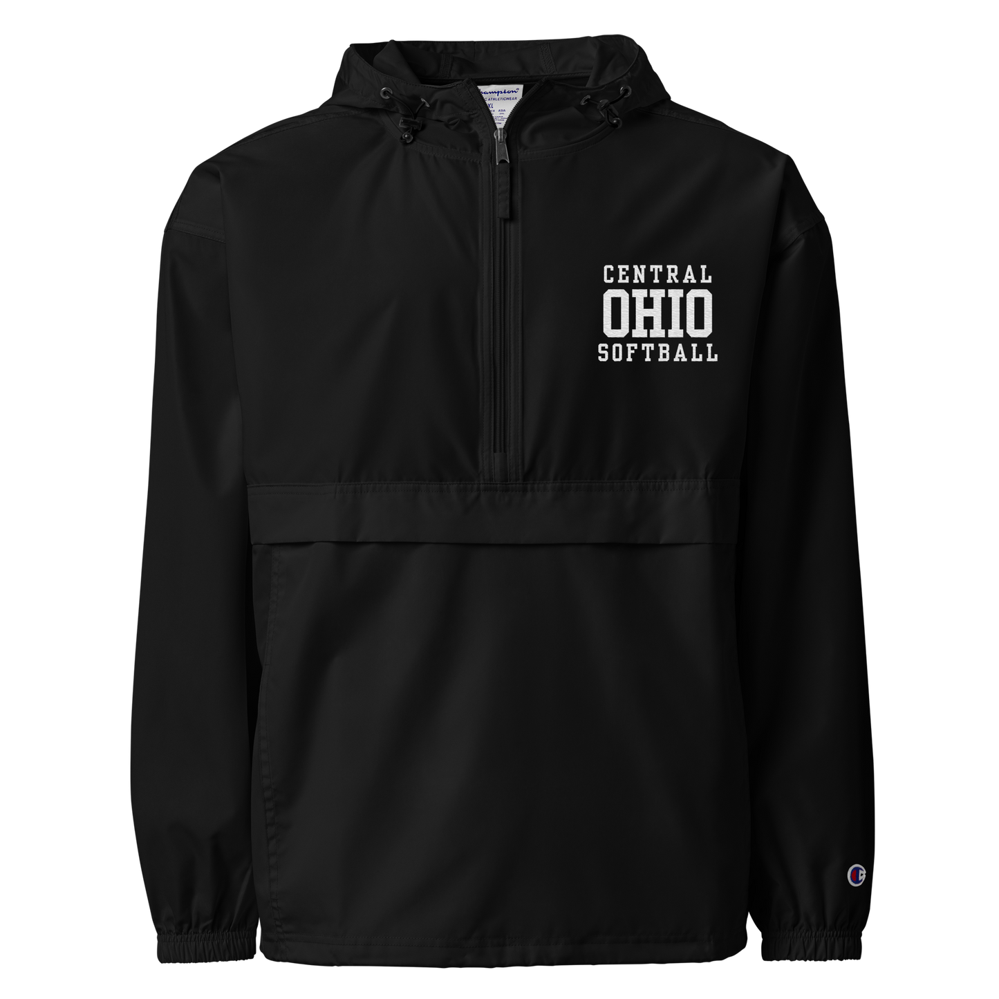 C.O. PRIDE - Champion Quarter Zip Jacket - Text Logo (EMB)