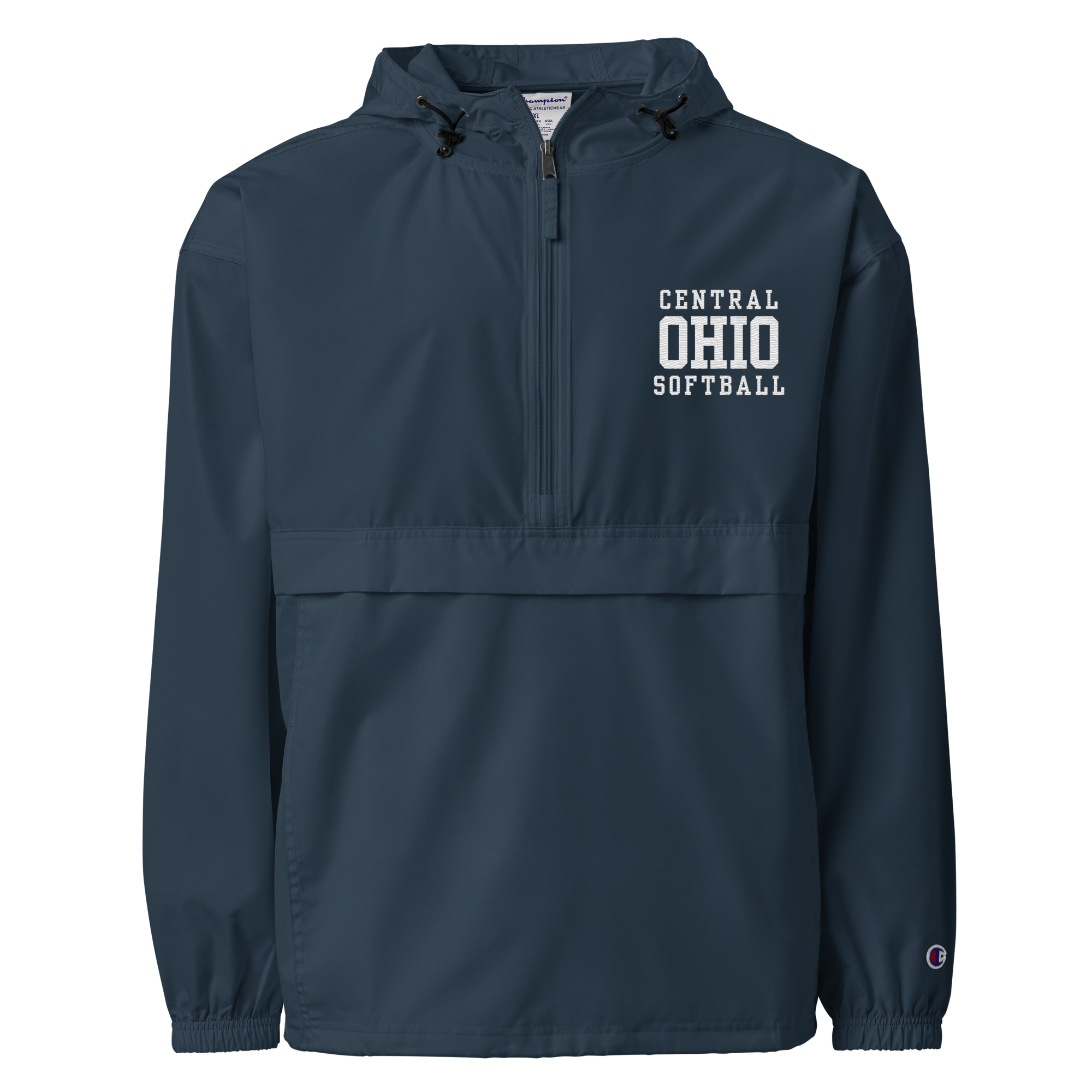 C.O. PRIDE - Champion Quarter Zip Jacket - Text Logo (EMB)