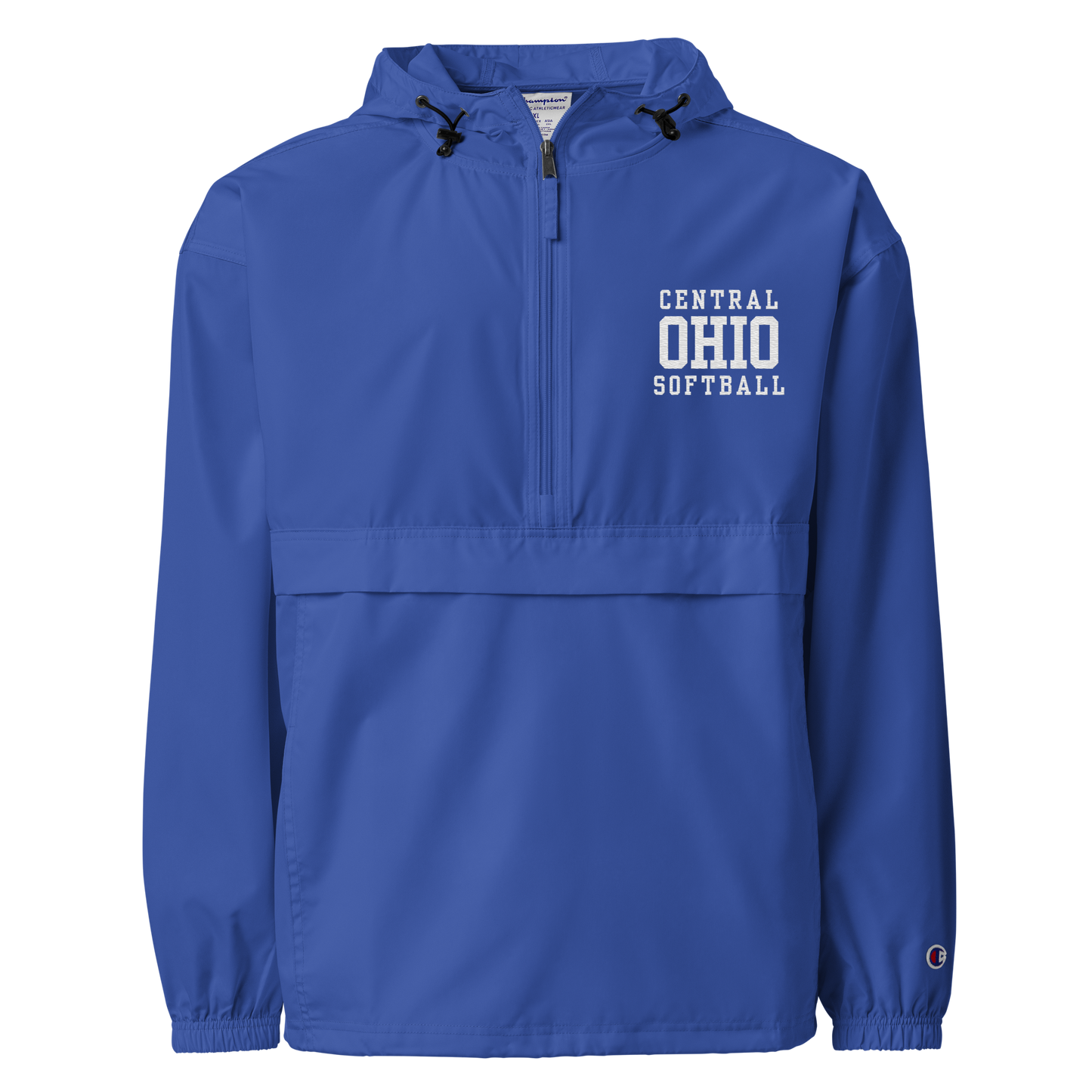 C.O. PRIDE - Champion Quarter Zip Jacket - Text Logo (EMB)