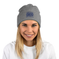 C.O. PRIDE - Beanie - Blue Text Logo (EMB)