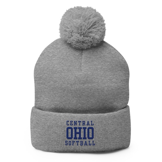 C.O. PRIDE - Beanie - Blue Text Logo (EMB)