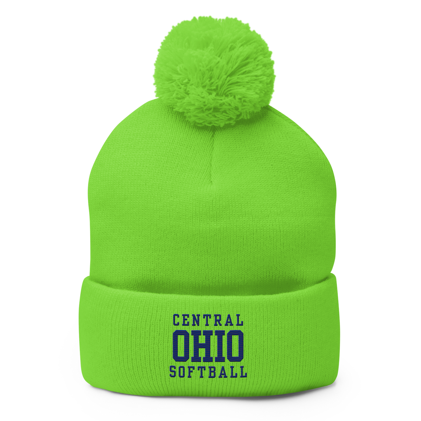 C.O. PRIDE - Beanie - Blue Text Logo (EMB)