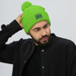 C.O. PRIDE - Beanie - Blue Text Logo (EMB)