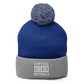 C.O. PRIDE - Beanie - White Text Logo (EMB)