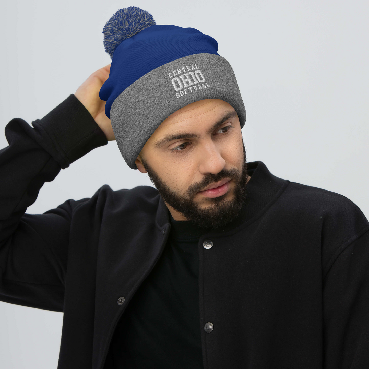 C.O. PRIDE - Beanie - White Text Logo (EMB)