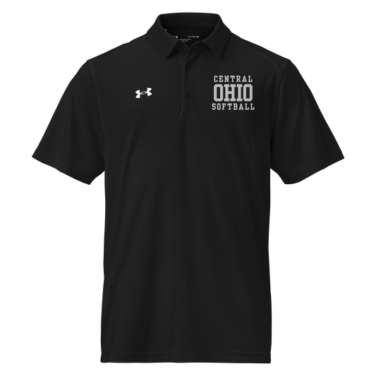 C.O. PRIDE - Under Armour Polo - White Text Logo (EMB)