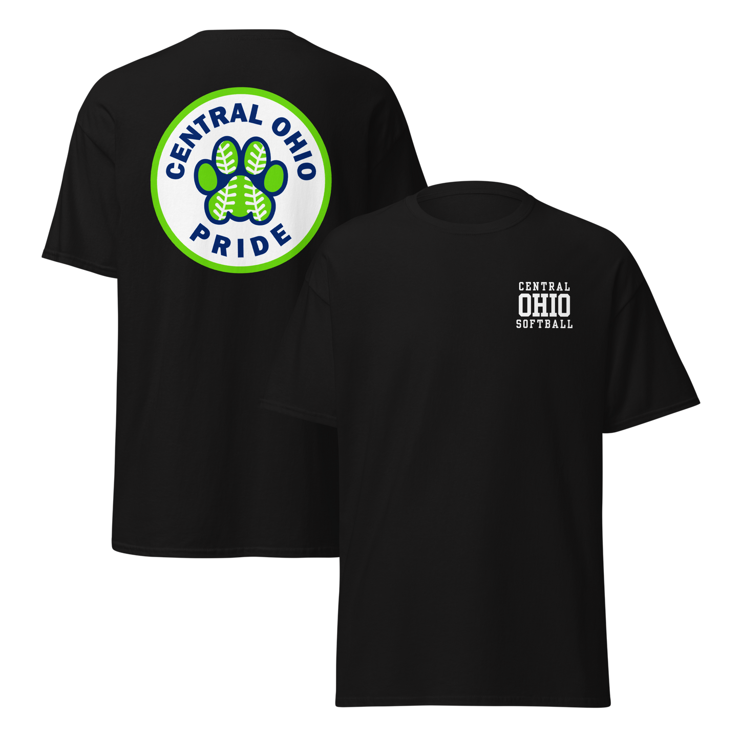 C.O. PRIDE - Base T Shirt - Front and Back Logos