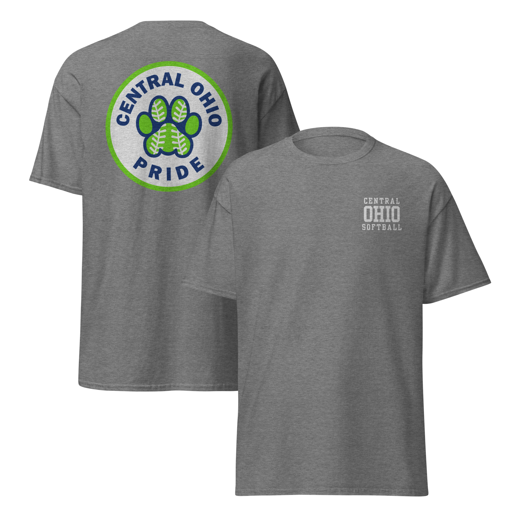 C.O. PRIDE - Base T Shirt - Front and Back Logos