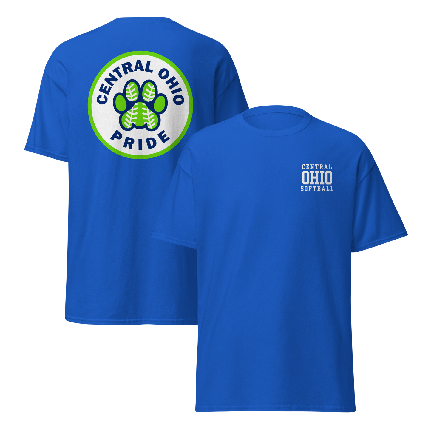 C.O. PRIDE - Base T Shirt - Front and Back Logos