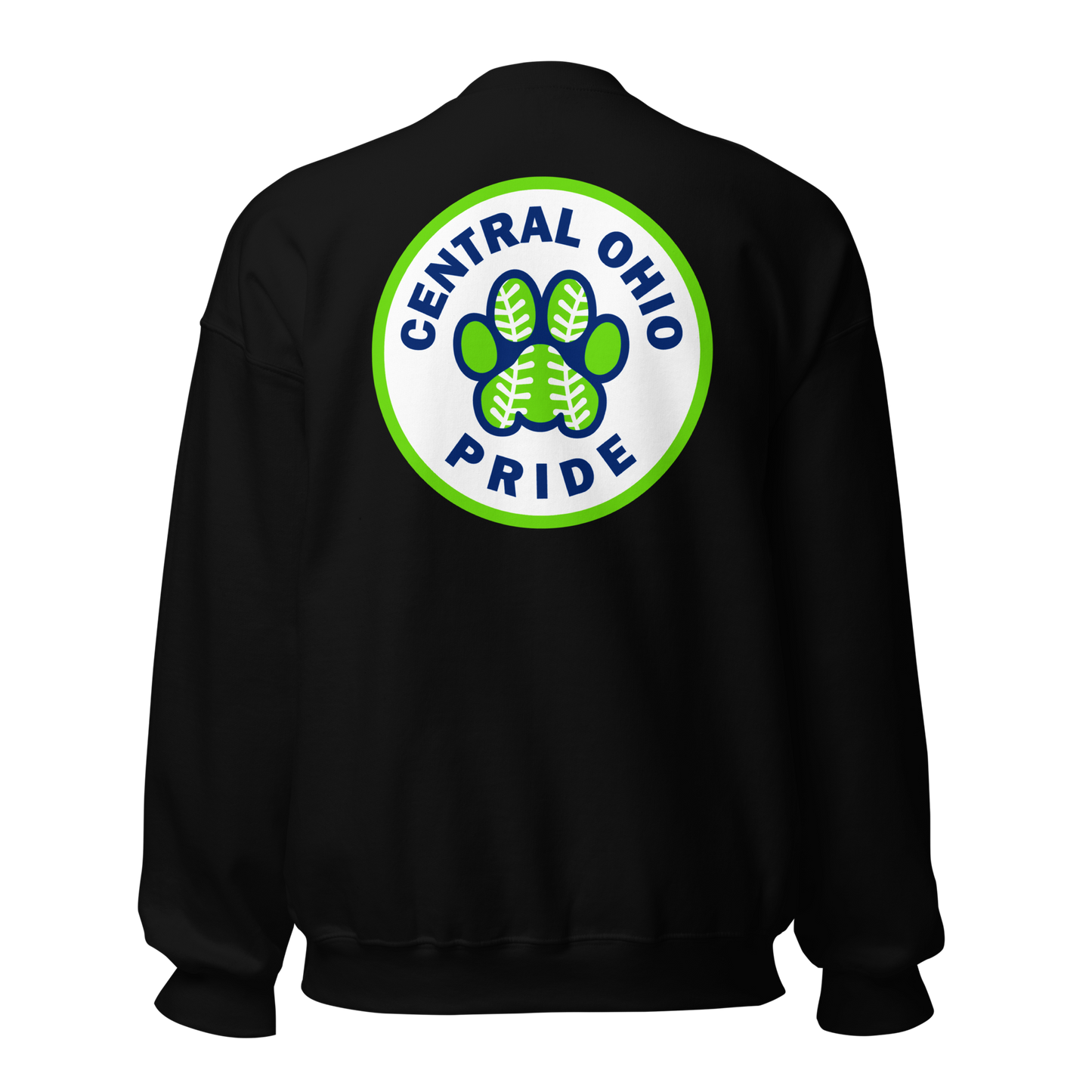 C.O. PRIDE - Crewneck Sweatshirt - Front (EMB) & Back (Printed) Logos