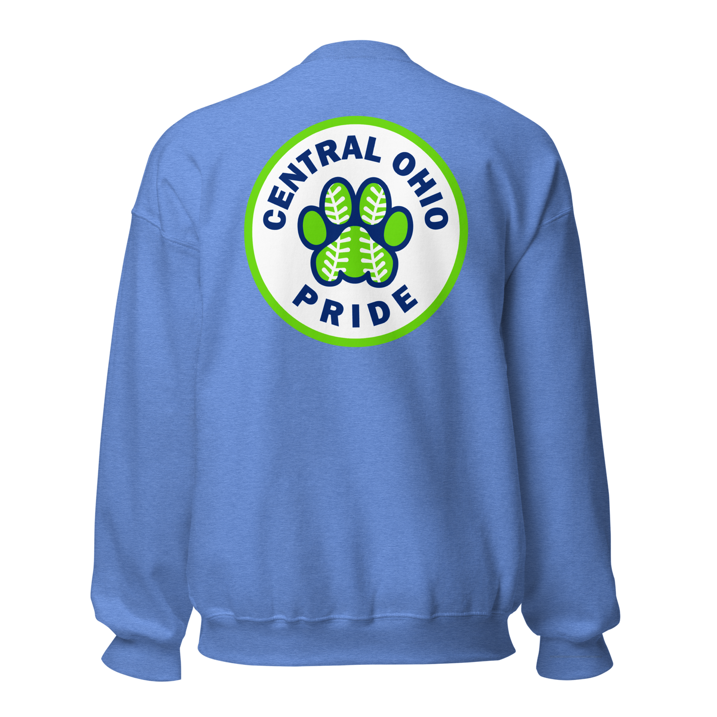 C.O. PRIDE - Crewneck Sweatshirt - Front (EMB) & Back (Printed) Logos