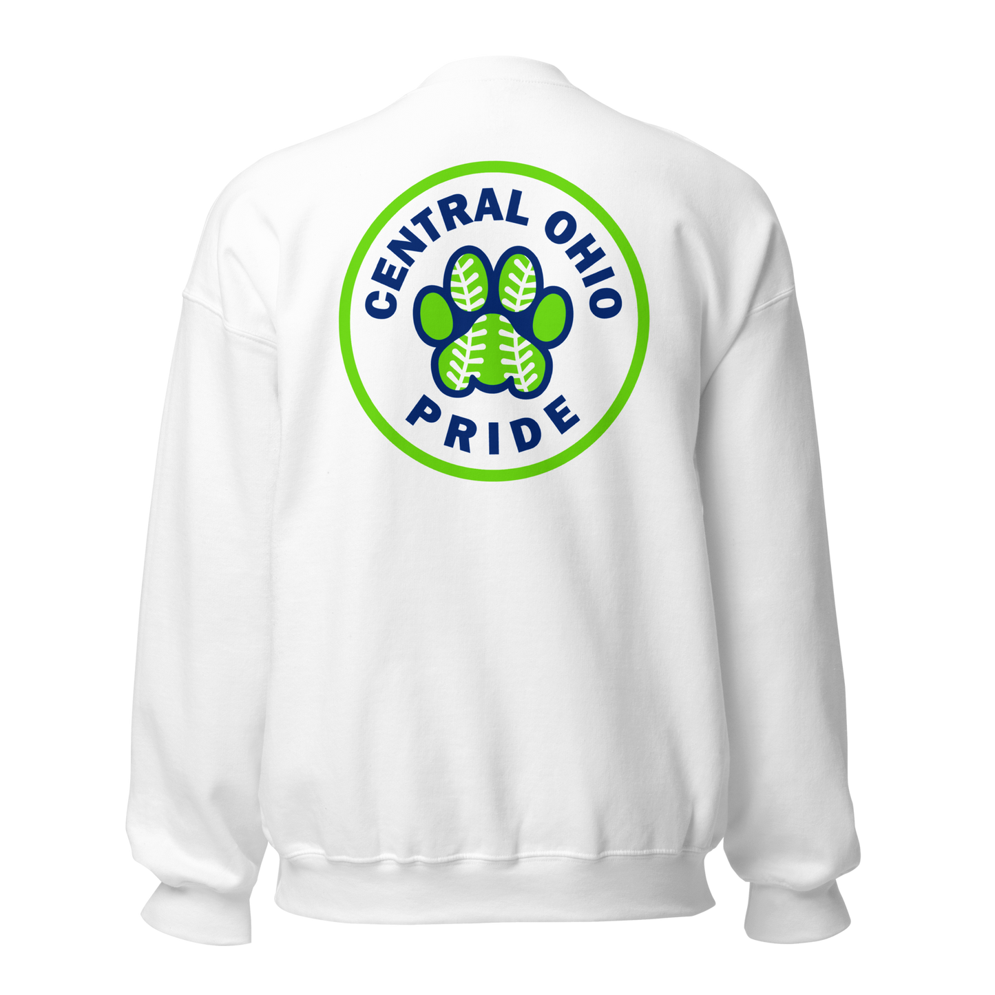 C.O. PRIDE - Crewneck Sweatshirt - Front (EMB) & Back (Printed) Logos