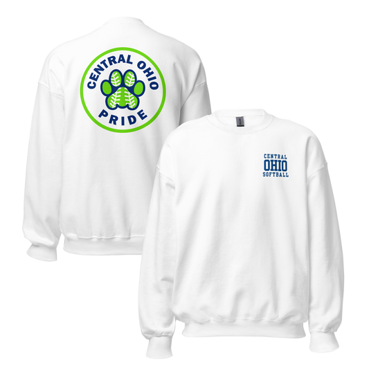 C.O. PRIDE - Crewneck Sweatshirt - Front (EMB) & Back (Printed) Logos