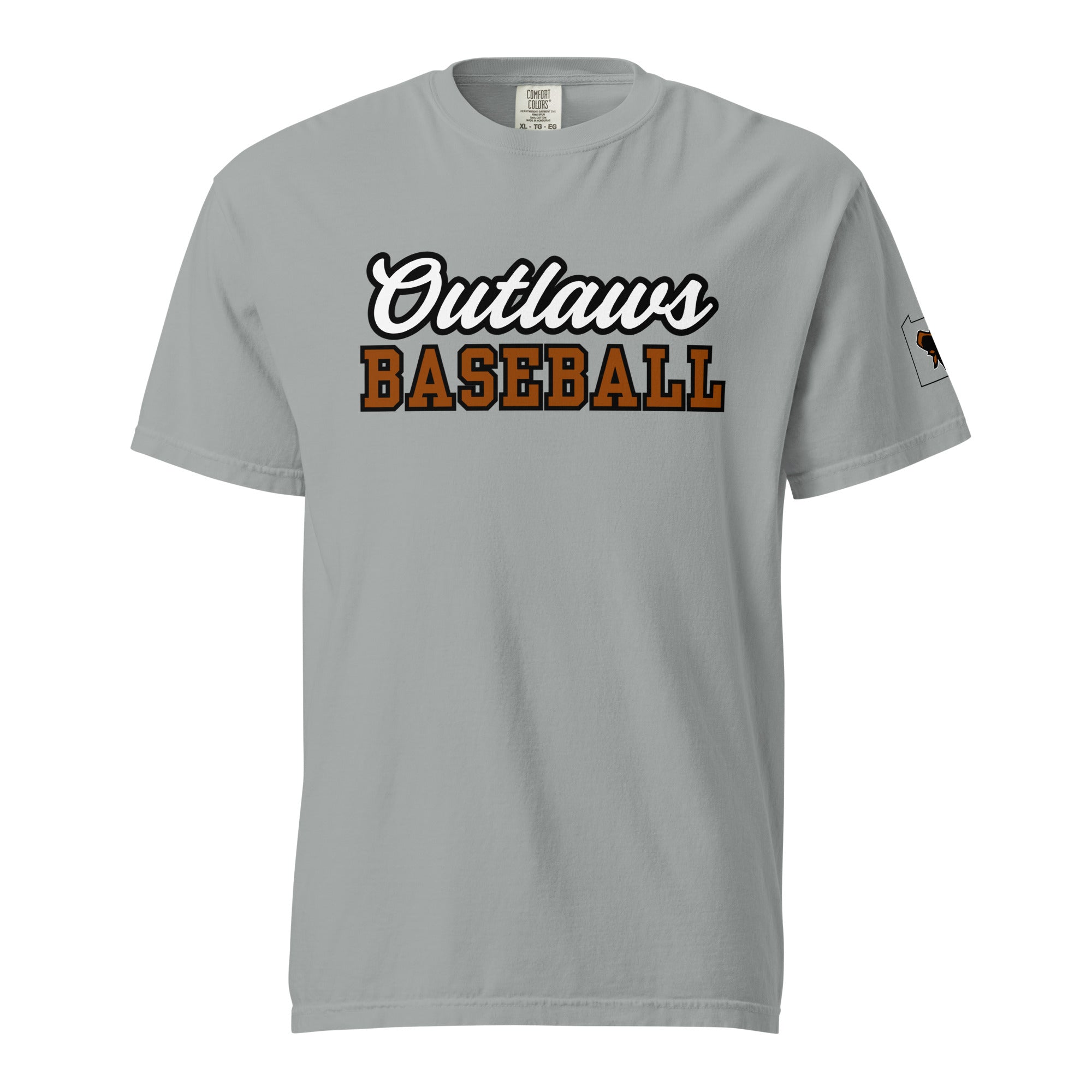 Outlaws Script OUTLAWS - Premium T Shirt - Outlaws Script + Sleeve Logo – 99ovr