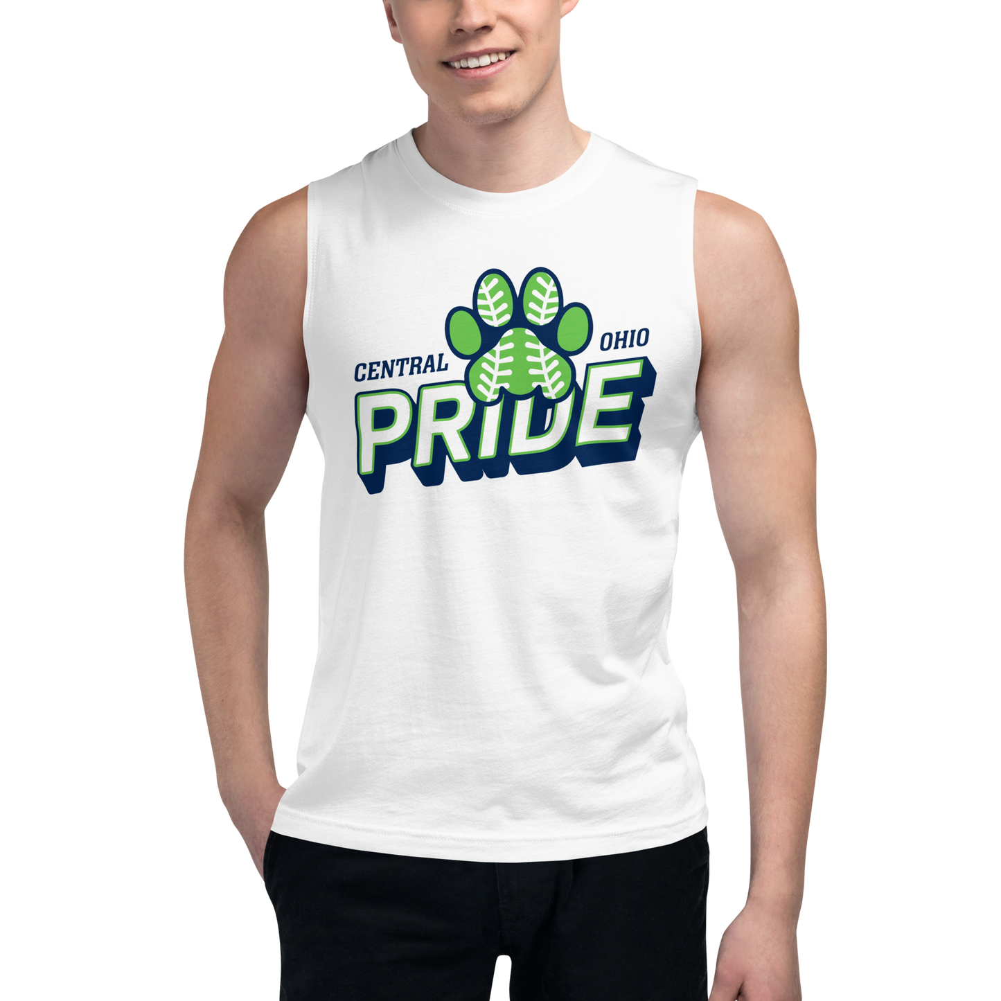 C.O. PRIDE - Tank Top - Slanted Text Logo