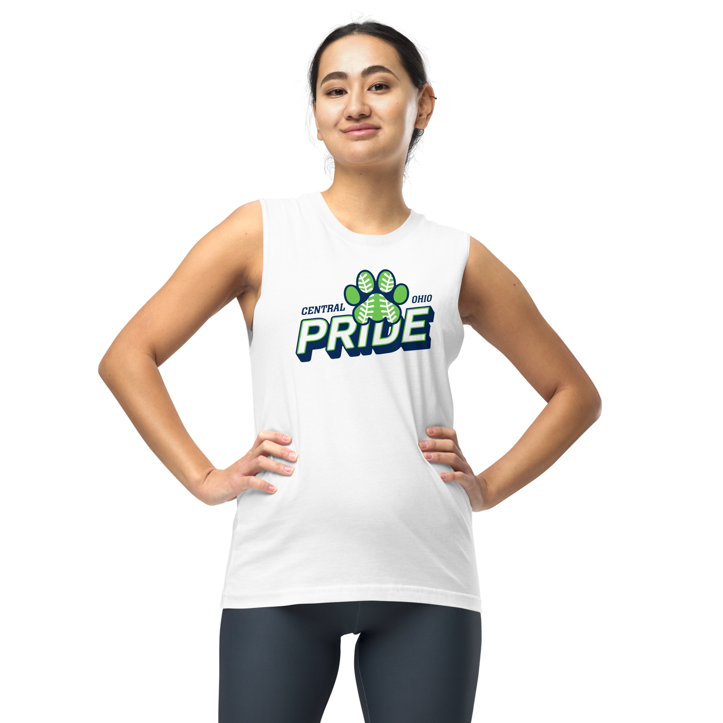 C.O. PRIDE - Tank Top - Slanted Text Logo