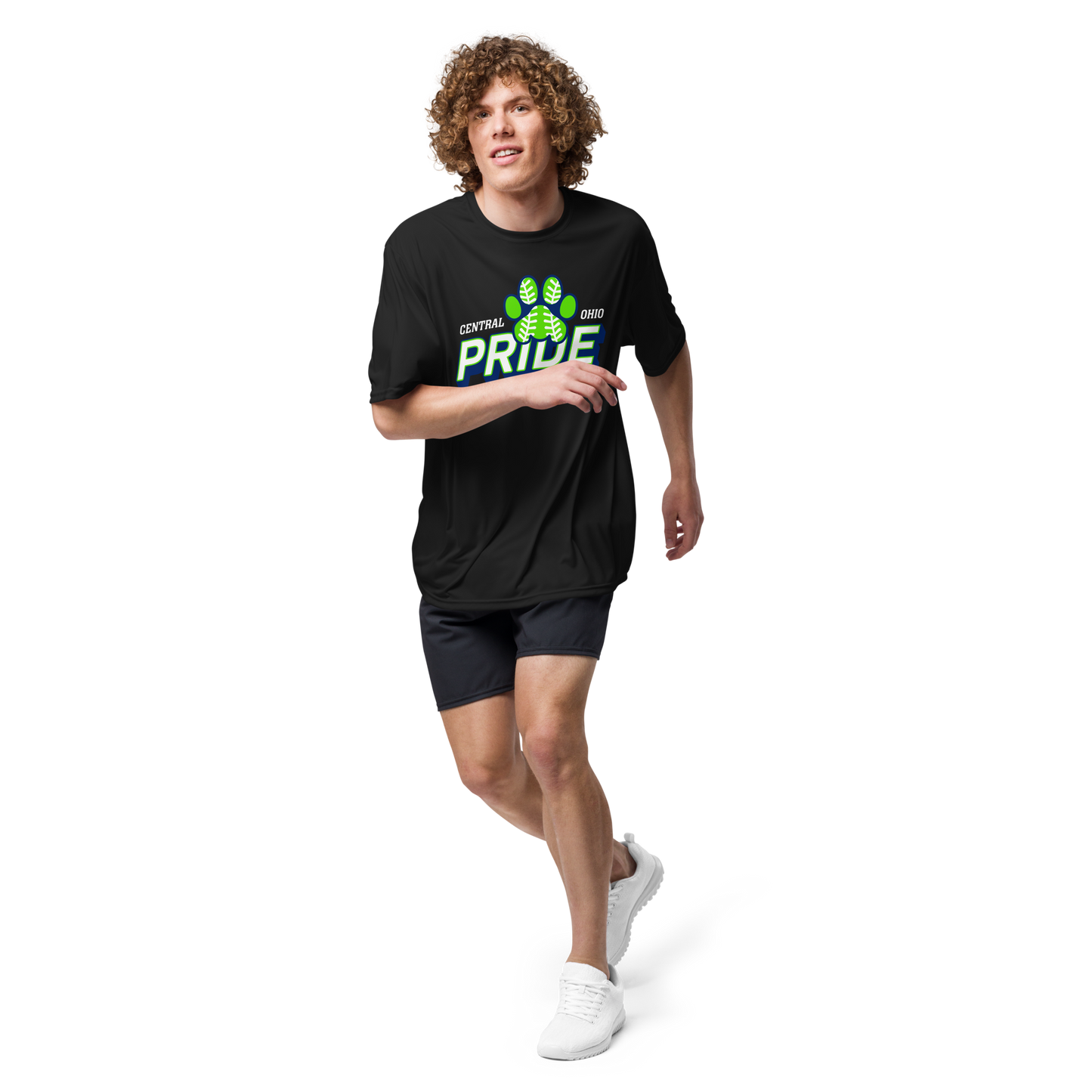 C.O. PRIDE - Performance Shirt - Slant Text Logo