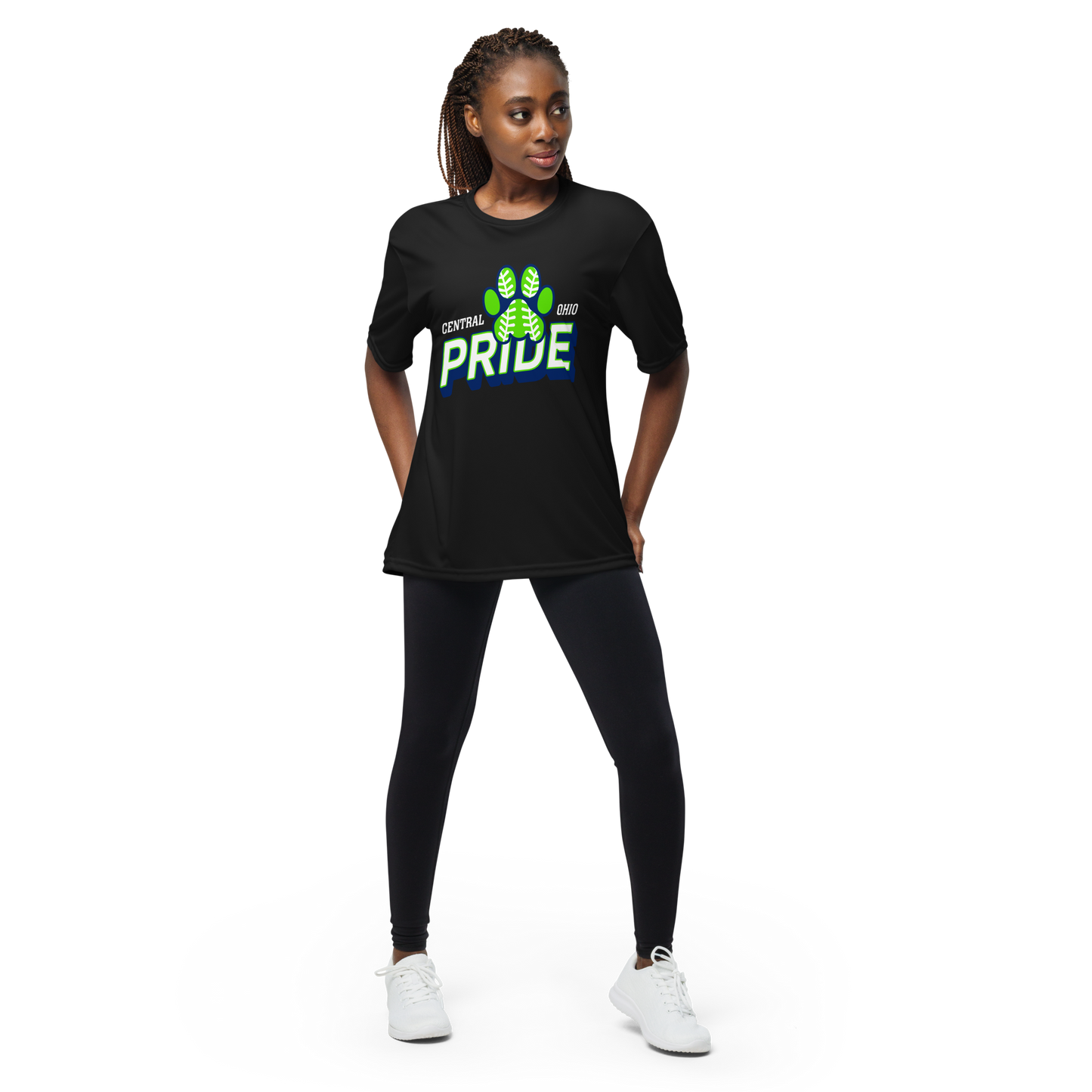 C.O. PRIDE - Performance Shirt - Slant Text Logo