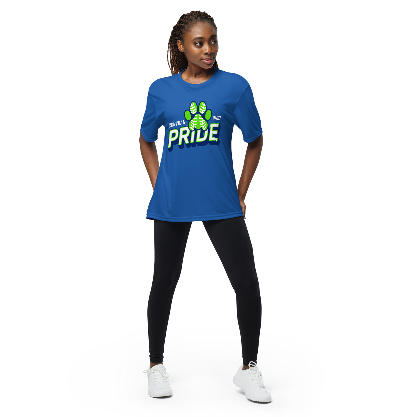 C.O. PRIDE - Performance Shirt - Slant Text Logo