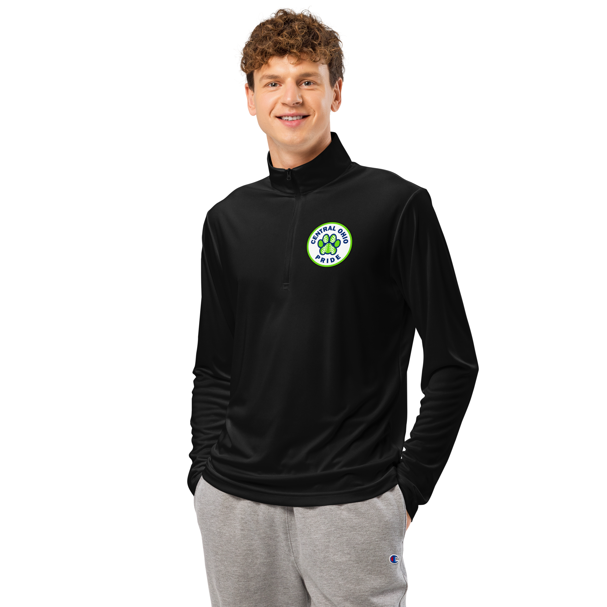 C.O. PRIDE - Lightweight Quarter Zip - Circle Logo