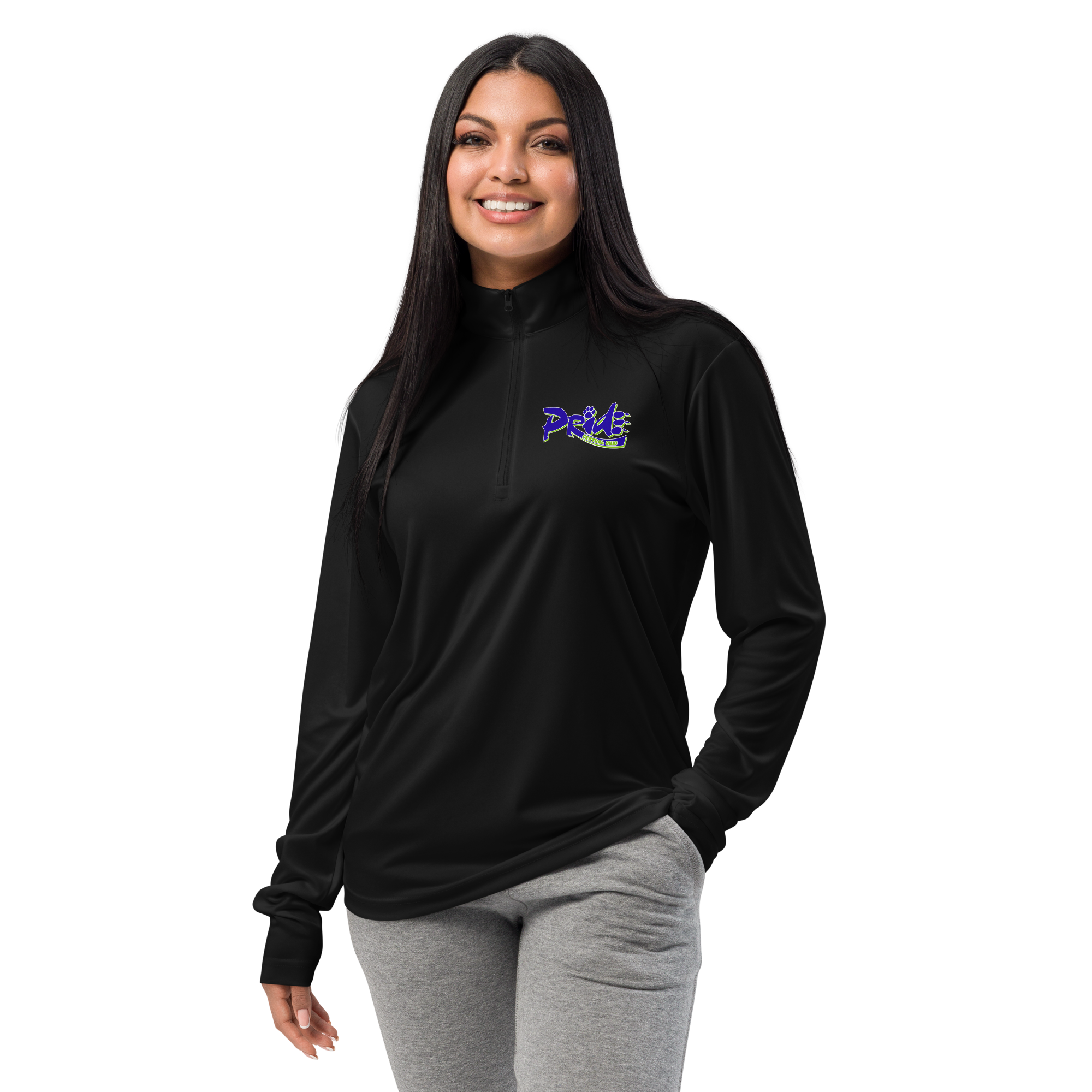 C.O. PRIDE - Lightweight Quarter Zip - Pride Text Logo