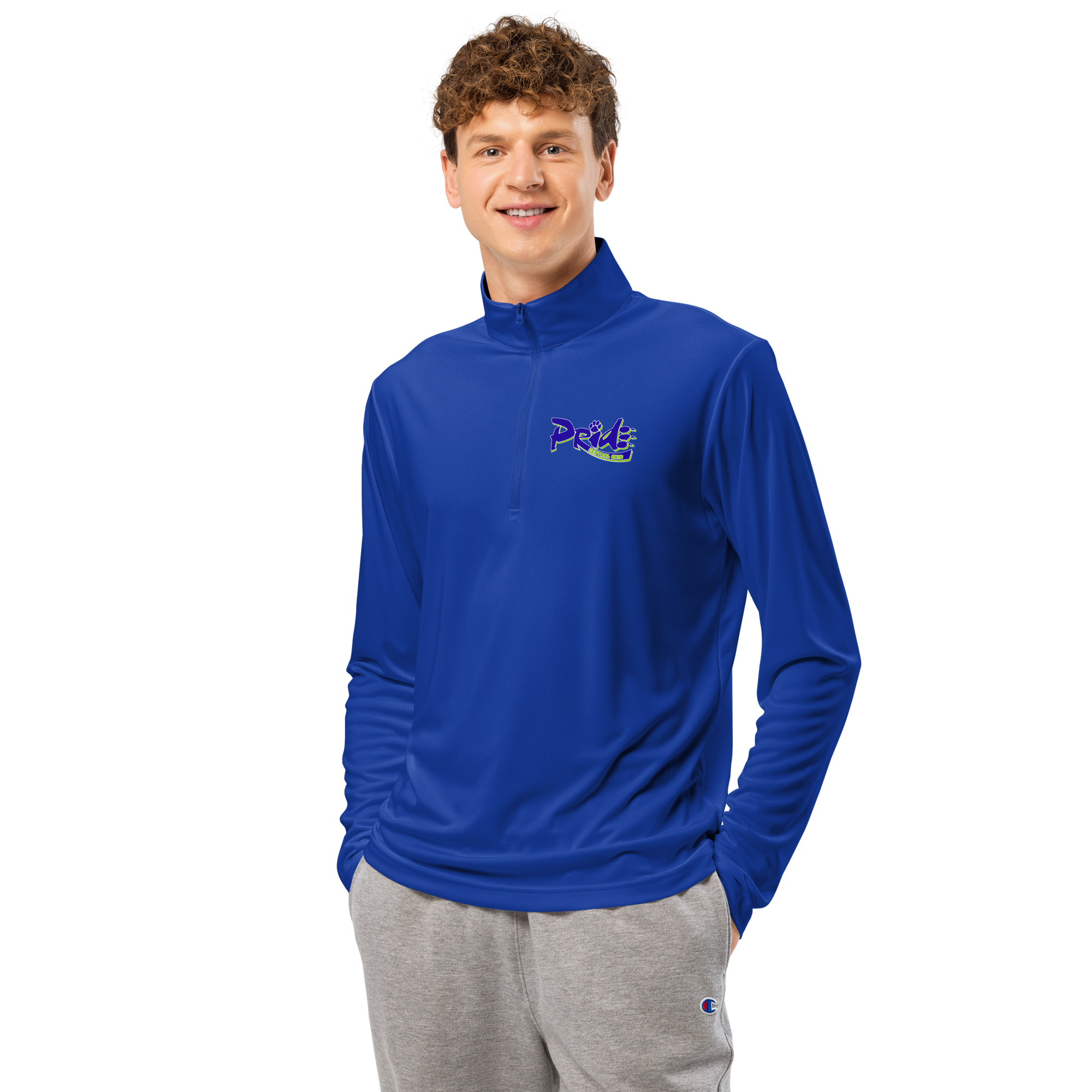 C.O. PRIDE - Lightweight Quarter Zip - Pride Text Logo