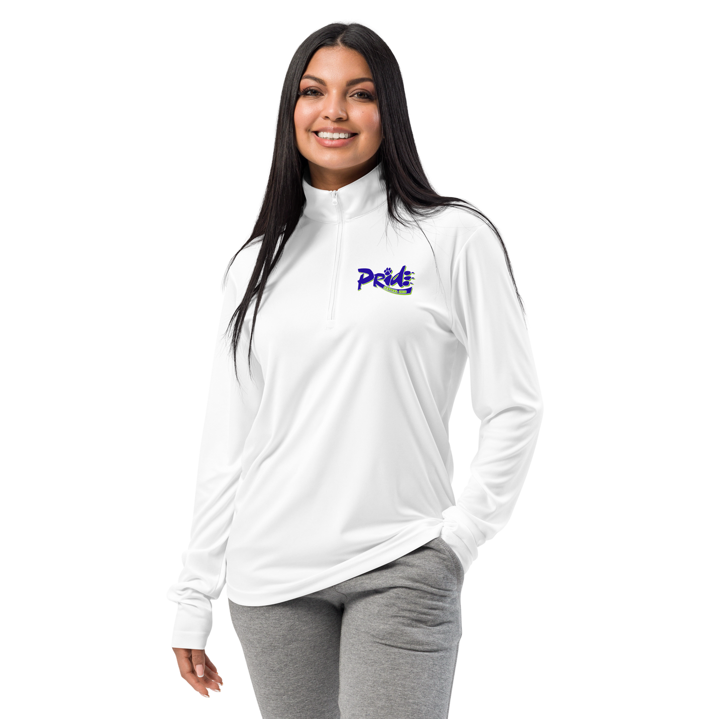 C.O. PRIDE - Lightweight Quarter Zip - Pride Text Logo