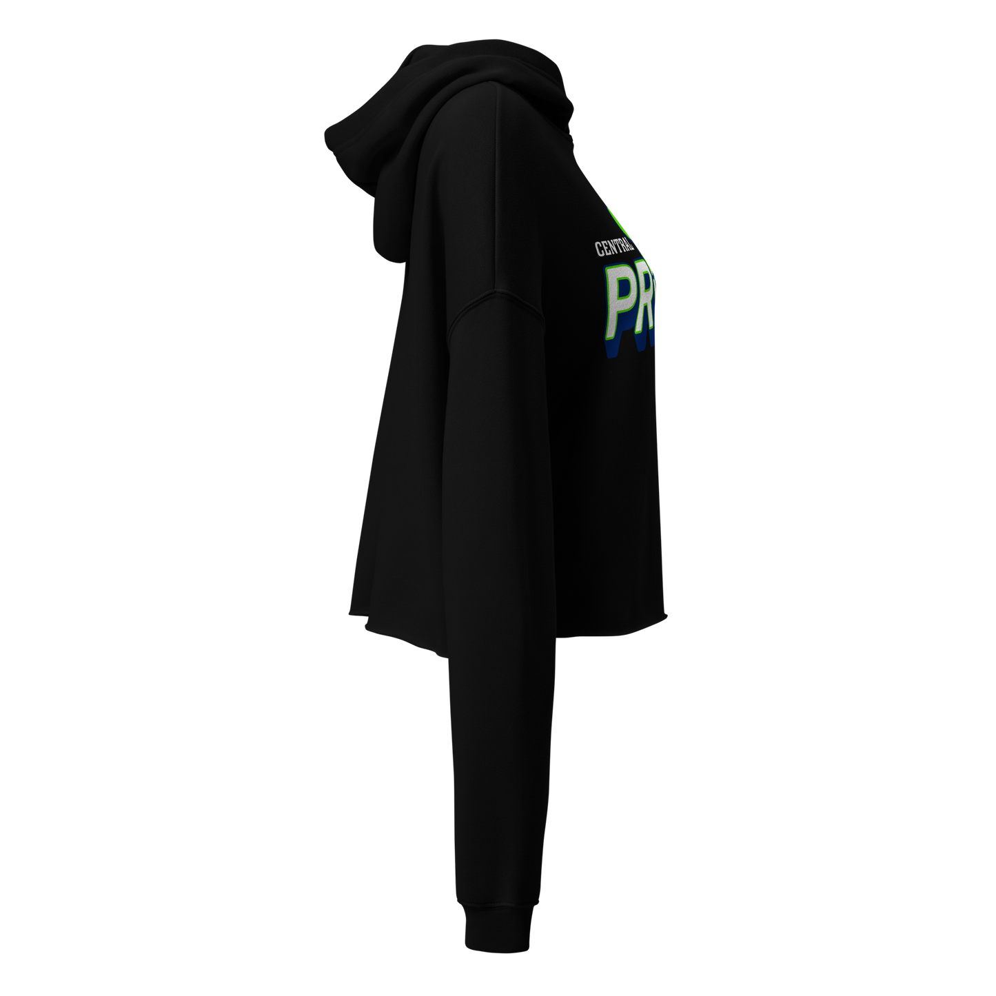 C.O. PRIDE - Cropped Hoodie - Slant Text Logo