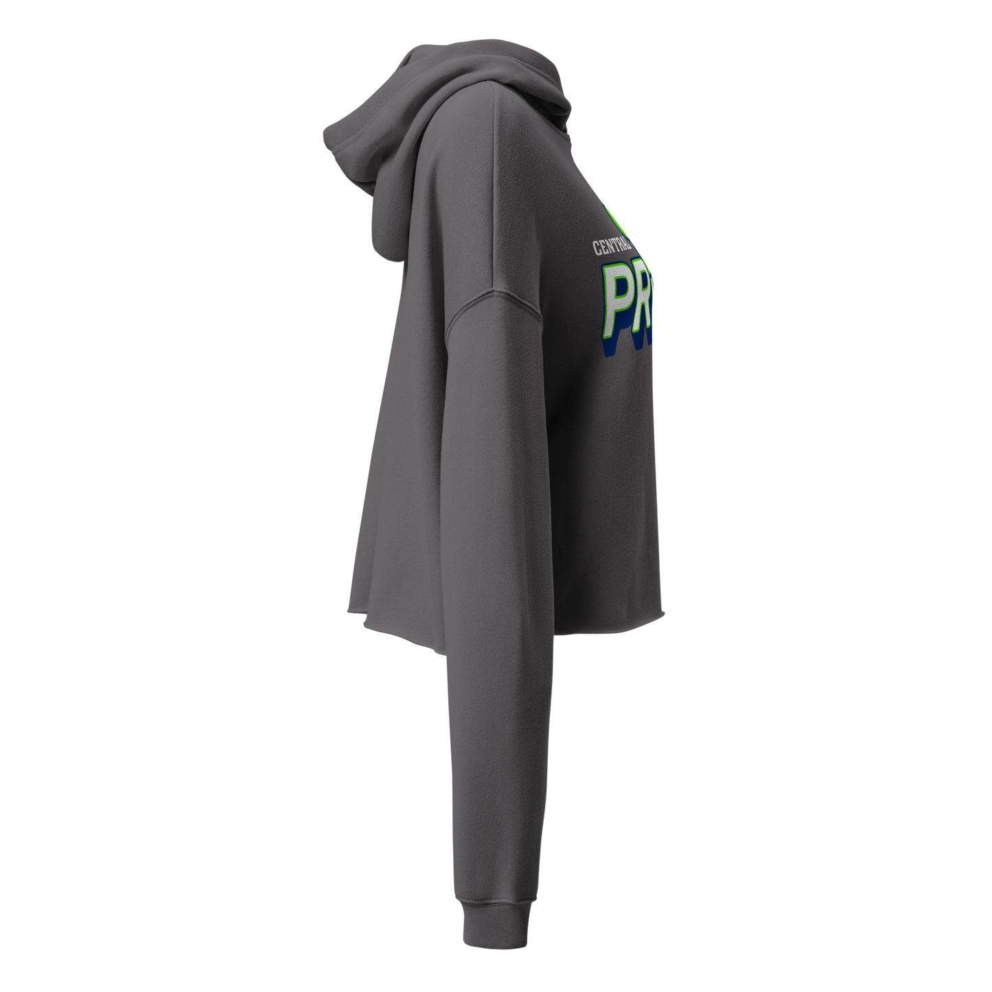 C.O. PRIDE - Cropped Hoodie - Slant Text Logo